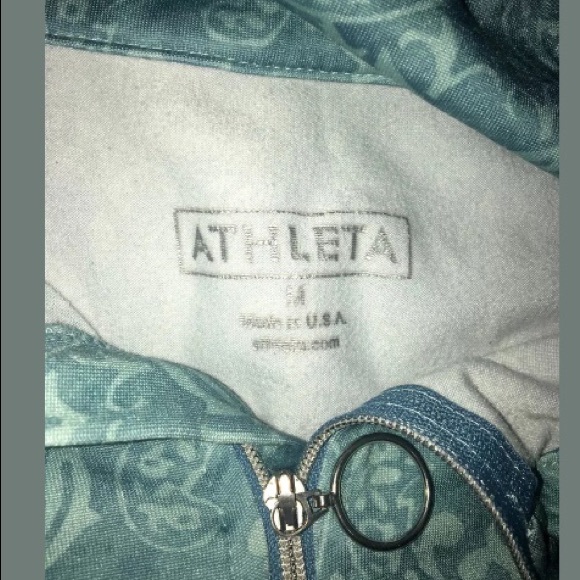 Athleta Half Zip Athletic Shirt Size M Long Sleeve - Picture 6 of 7